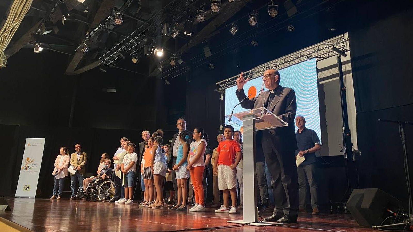 El cardenal Omella, durante el acto de clausura de la fase diocesana del Sínodo.