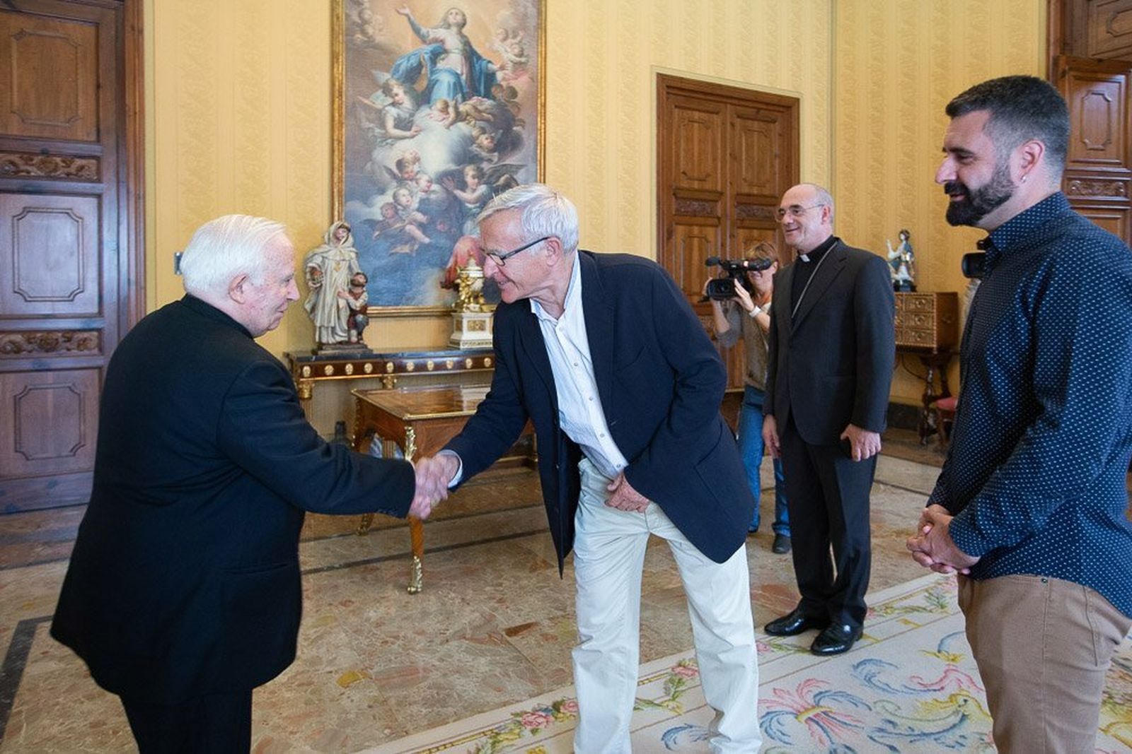 Cañizares, con Joan Ribó