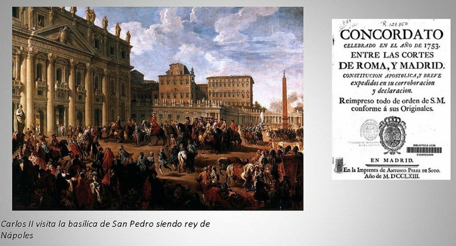 Carlos II visita San Pedro