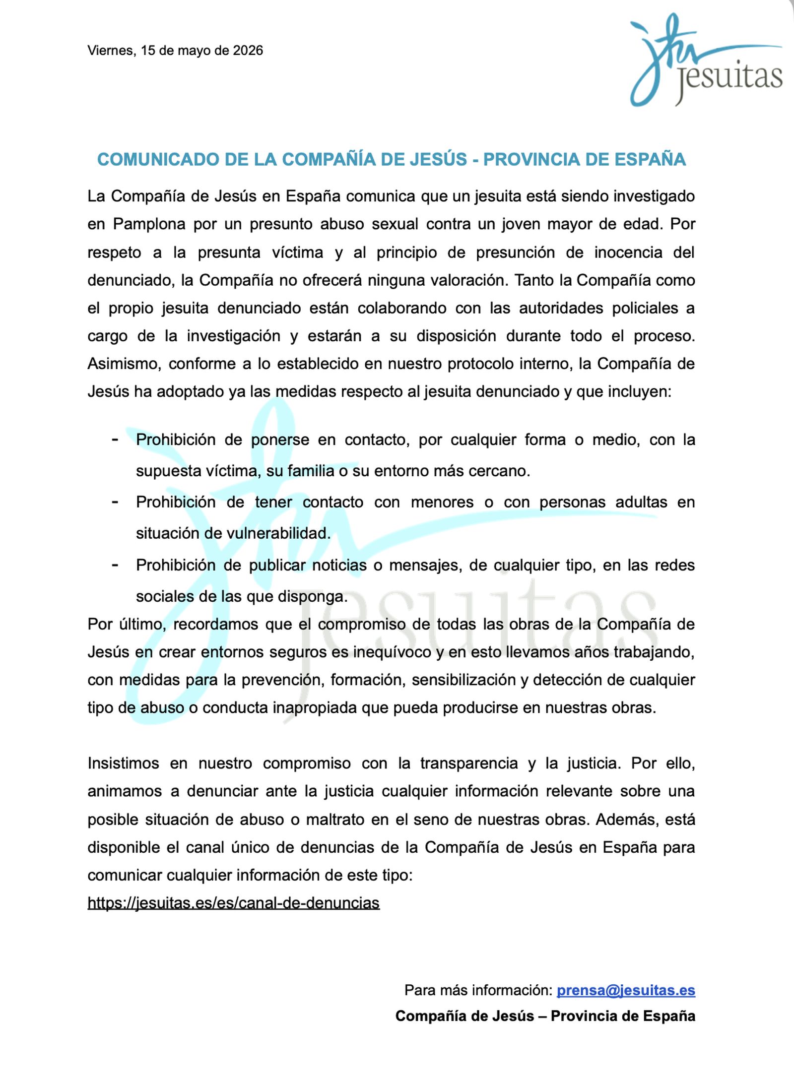 Comunicado
