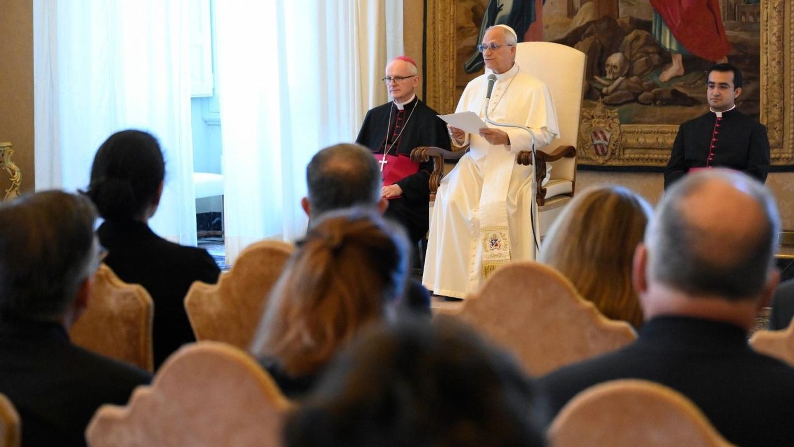 Los rectores de las universidades jesuitas de Norteamérica, con el Papa