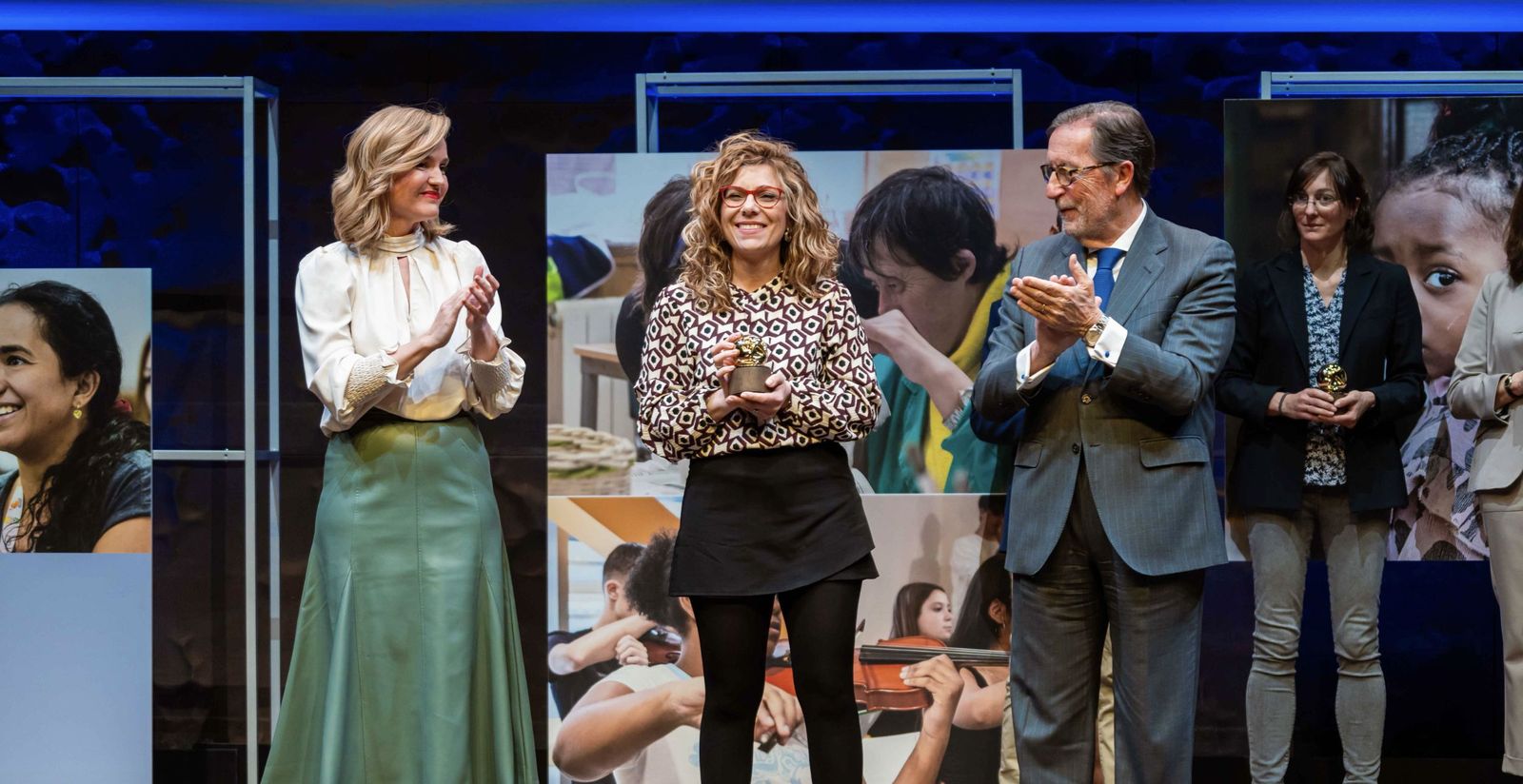 Entrega de premios en la Fundación "la Caixa"