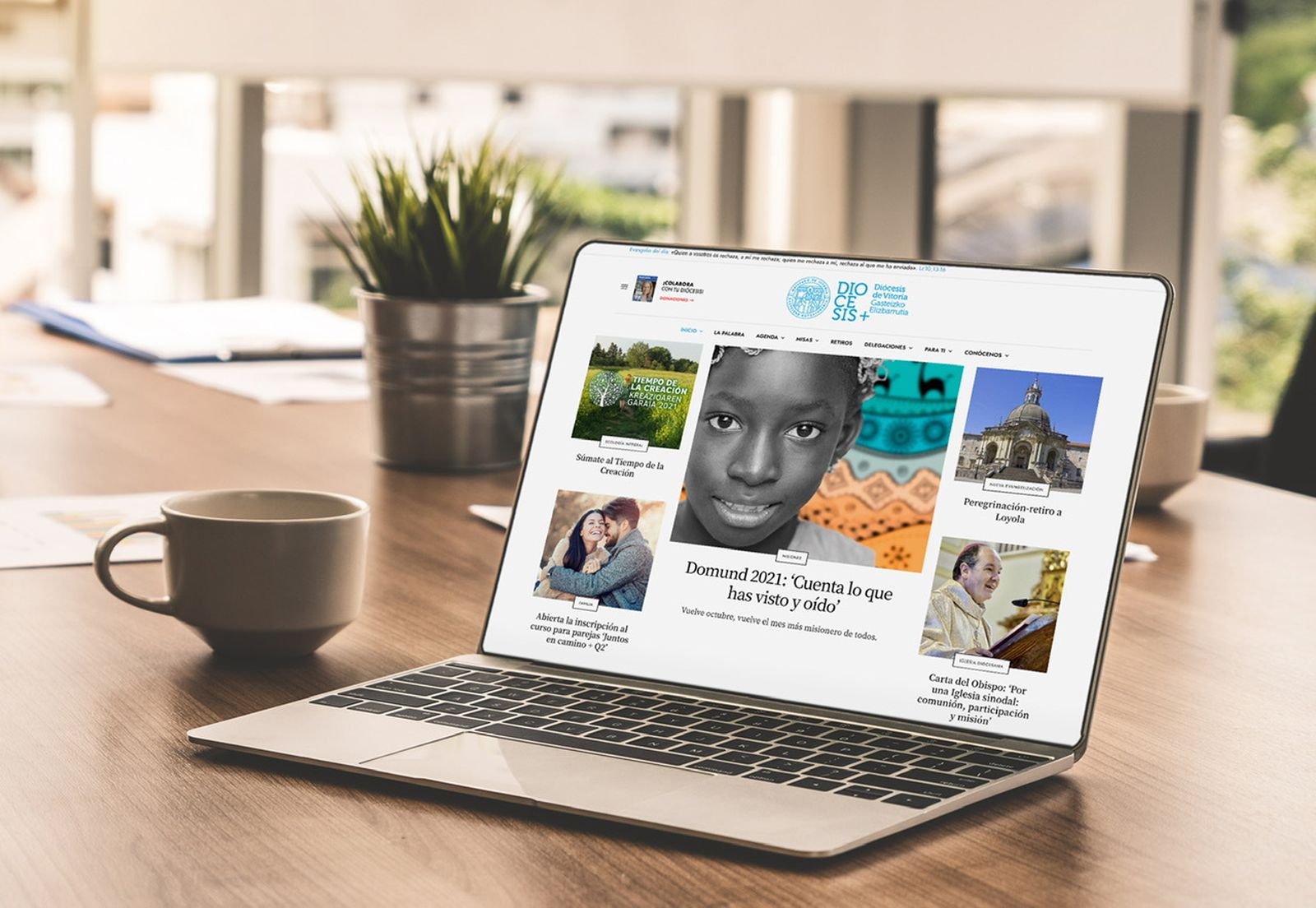 Elizalde sigue apostando por mejorar la comunicación diocesana