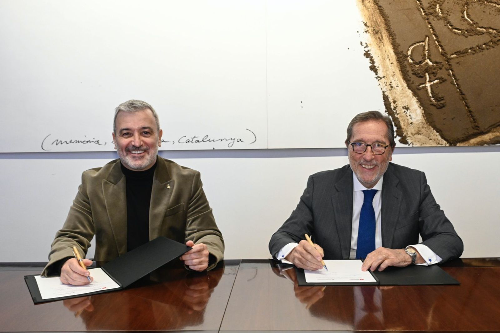 Jaume Collboni y Antoni Vila