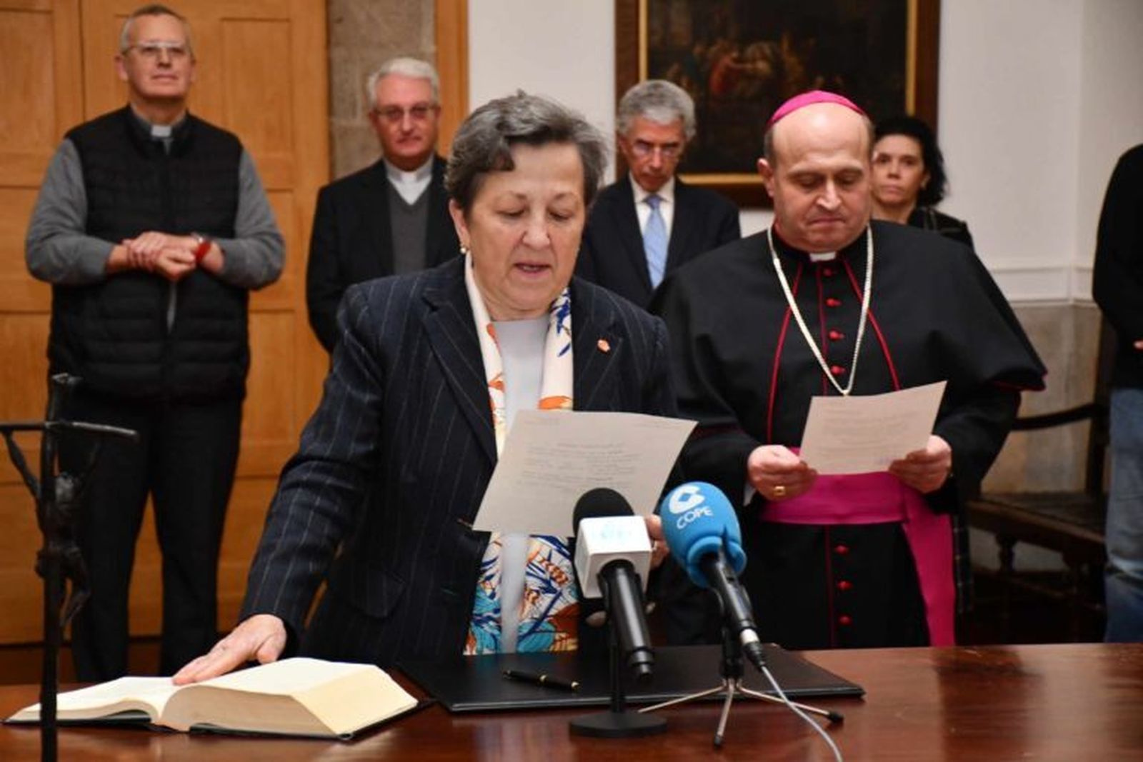 Pilar Farjas en su toma de posesión
