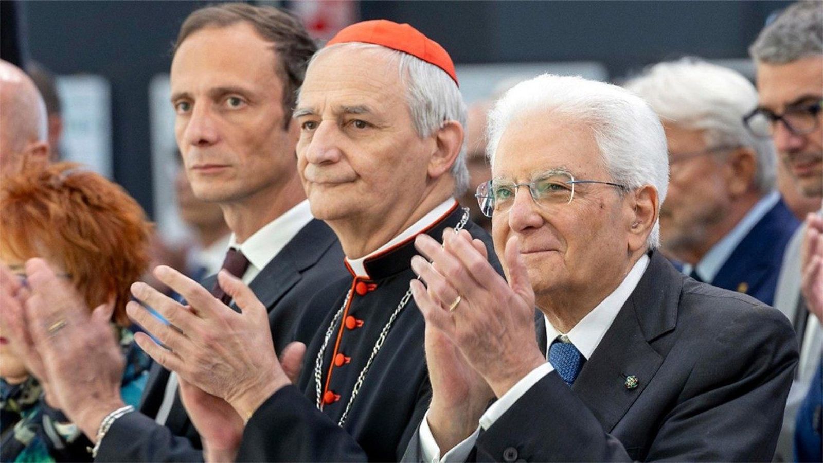 Zuppi con Mattarella