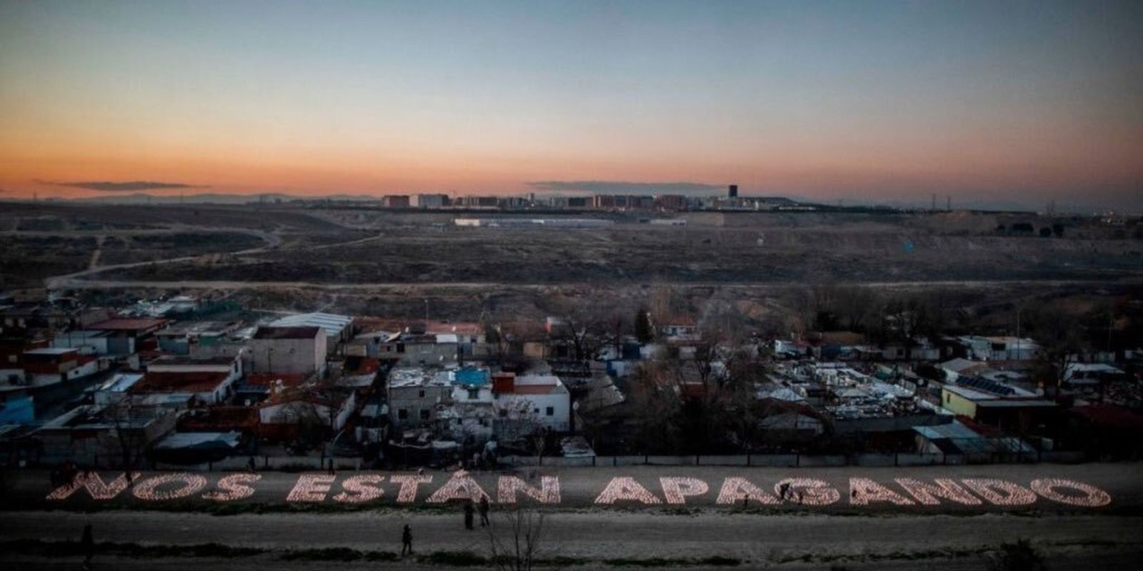 Cuatro años sin luz en la Cañada Real