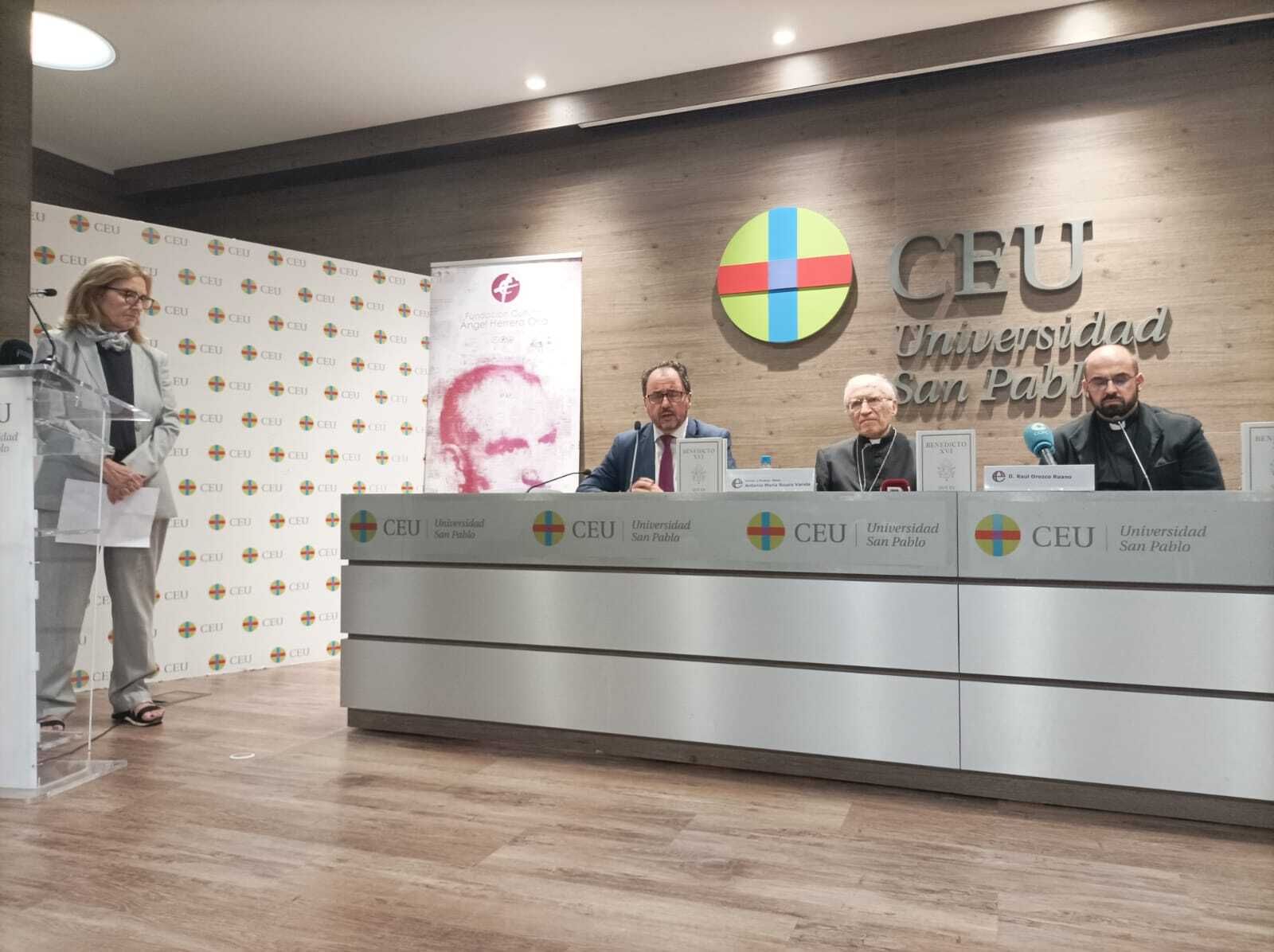 Rouco Varela, durante la presentación del libro