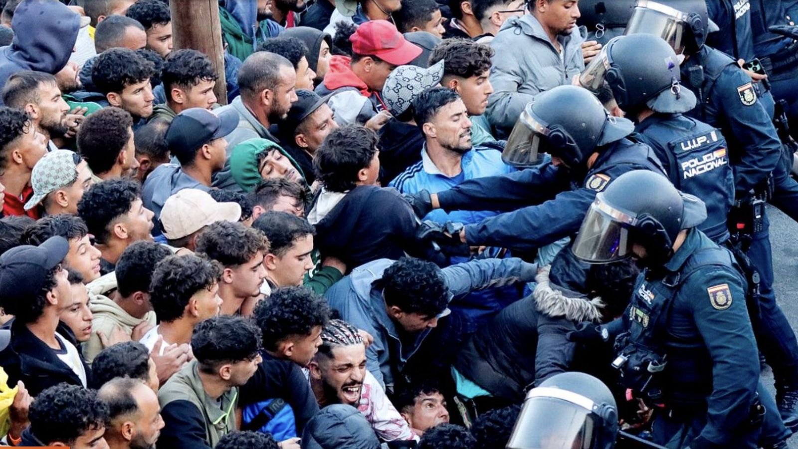 Emigrantes en Ceuta