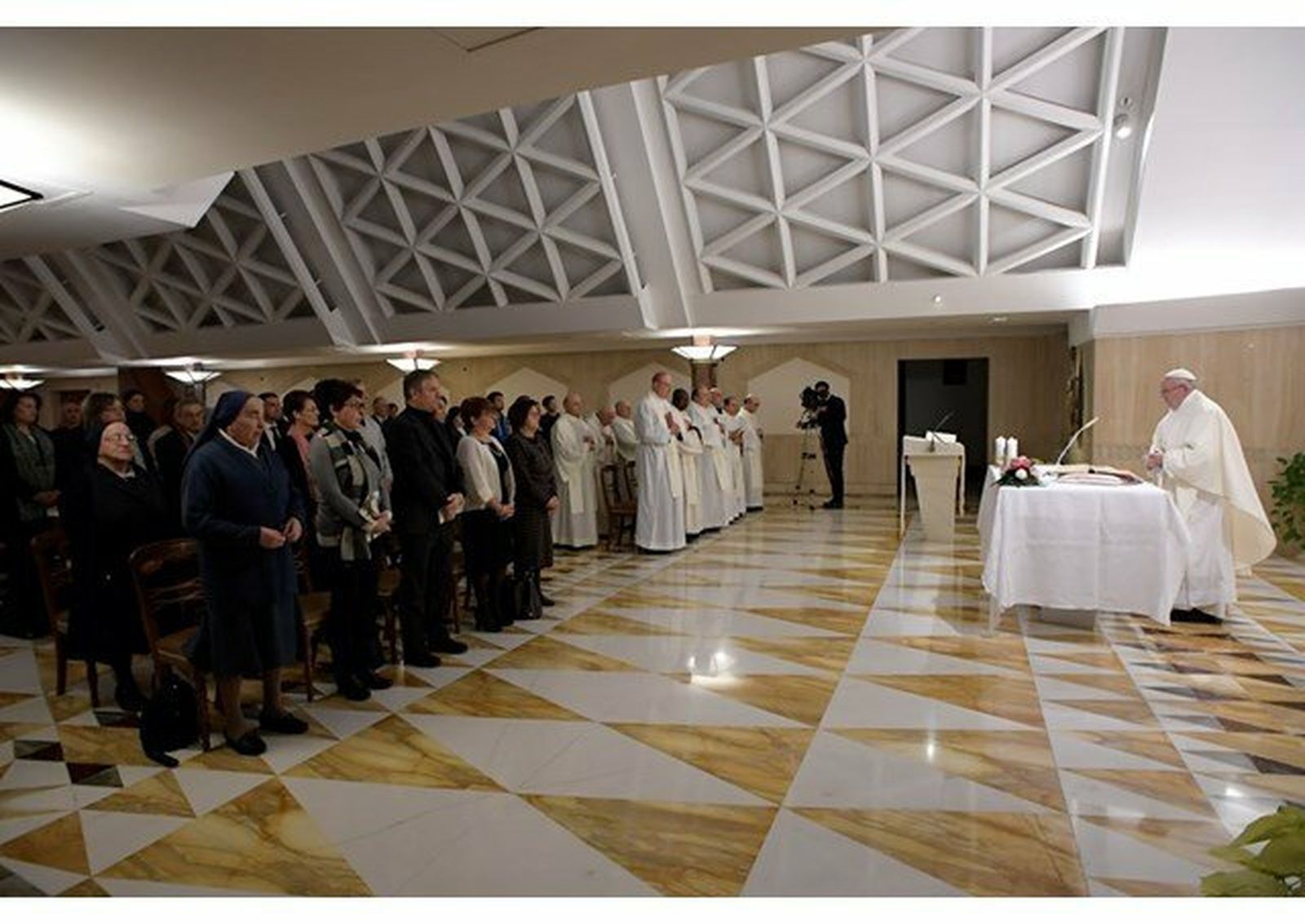 El Papa, hoy, en Santa Marta