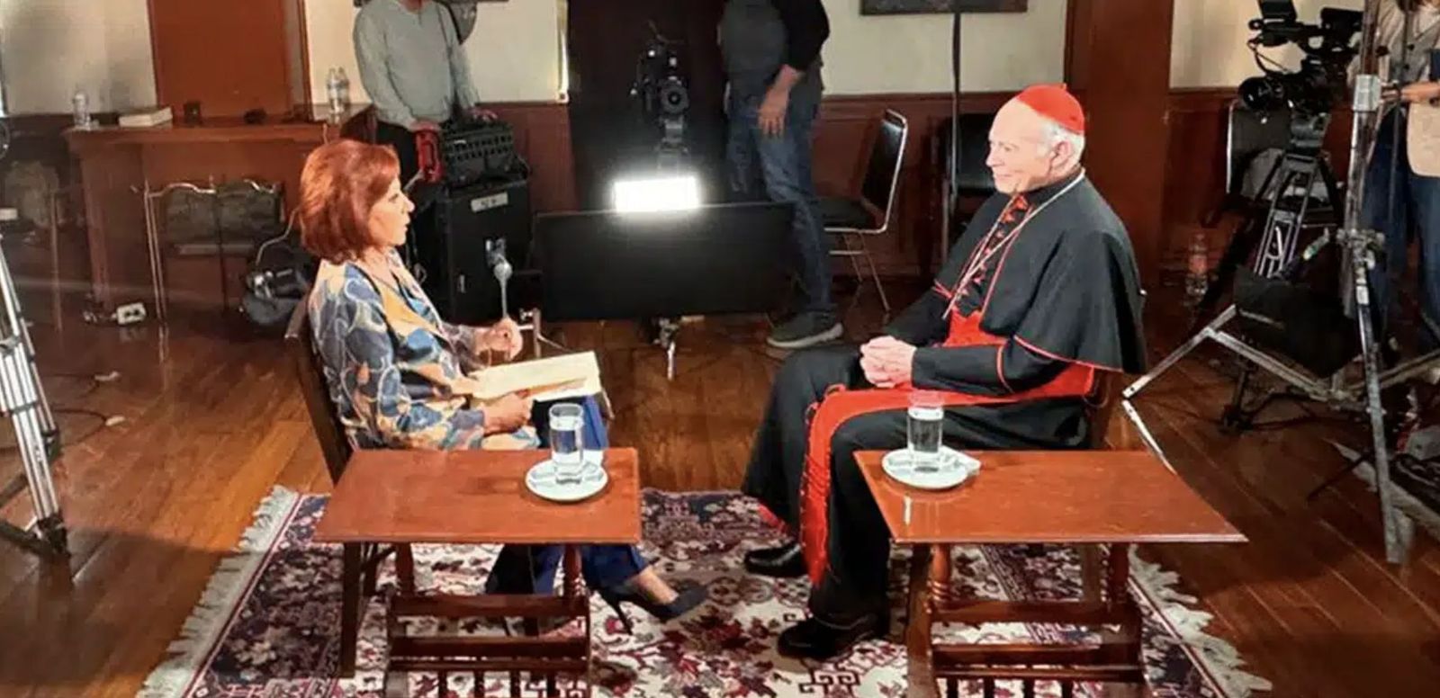 Carlos Aguiar, con Valentina Alazraki