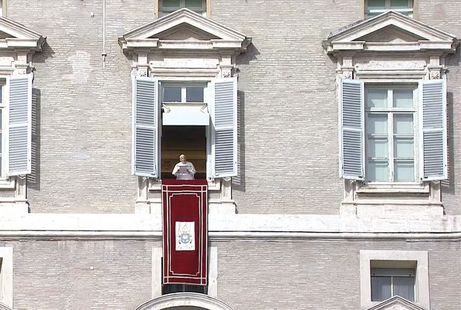 Francisco, durante el ángelus