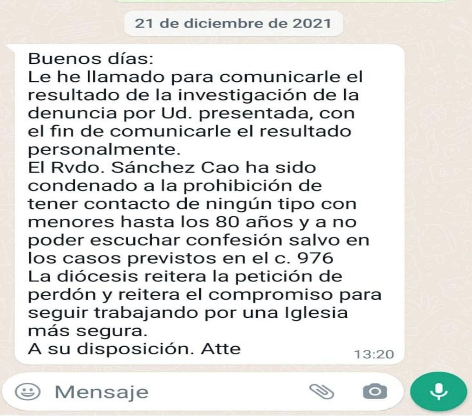 Wassap a las víctimas de Astorga