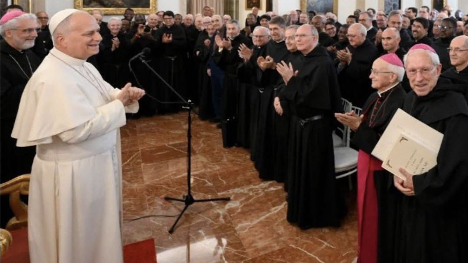 Eusebio Hernández Sola con el Papa