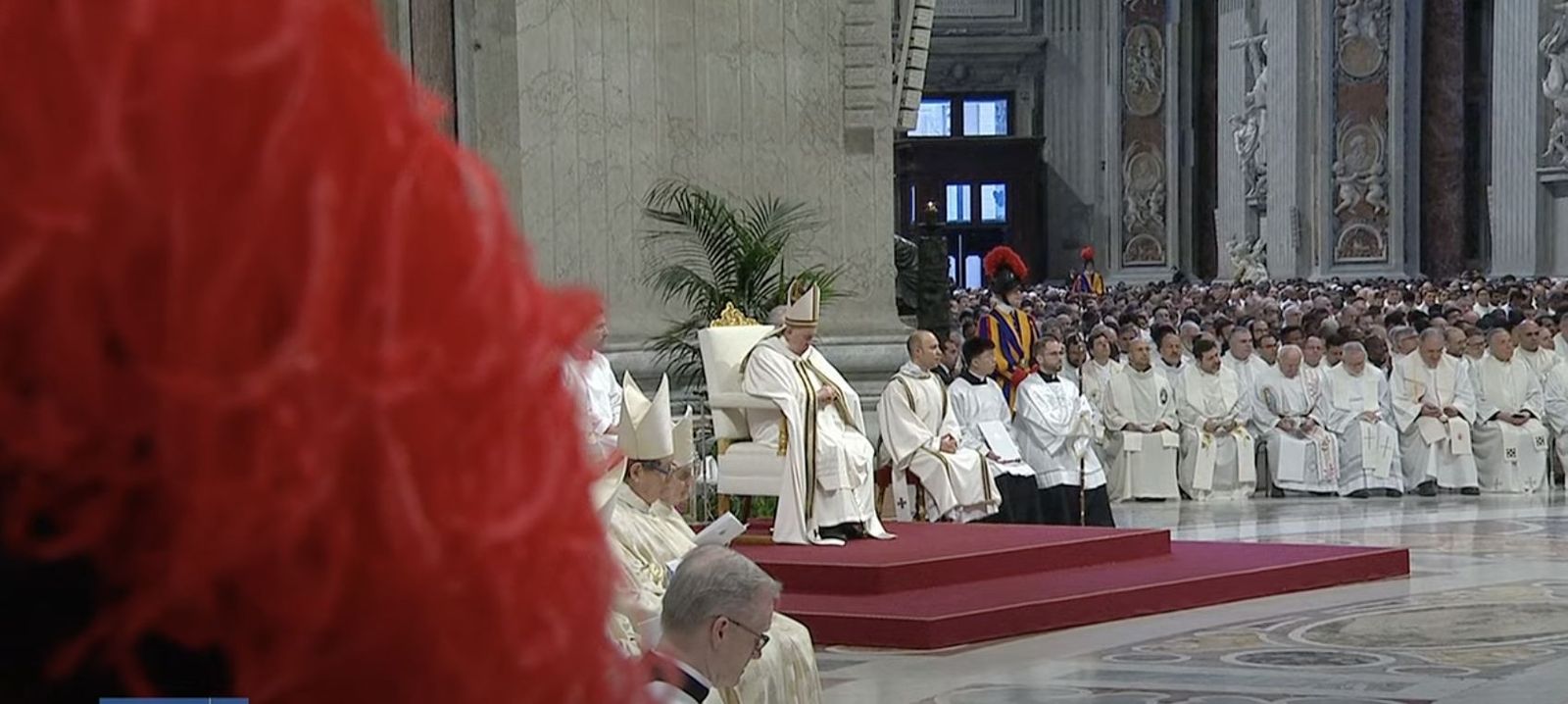 Francisco, hoy, en la Misa Crismal