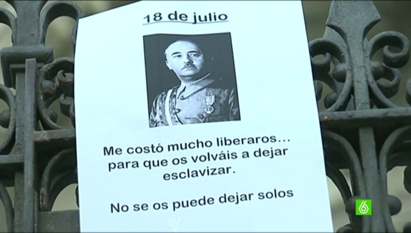 No se os puede dejar solos