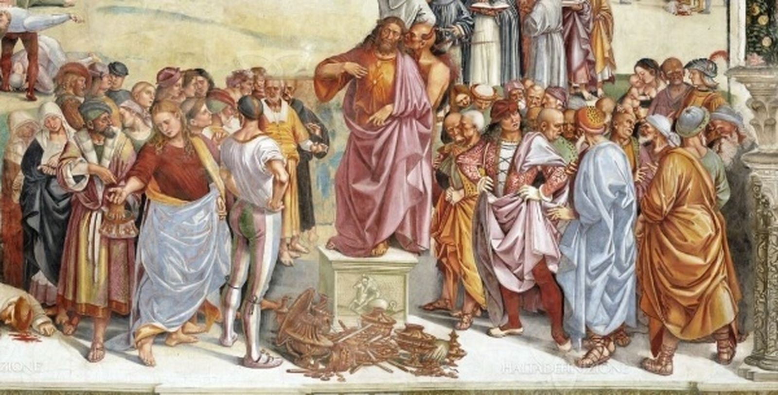 Sermón del Anticristo, de Luca Signorelli