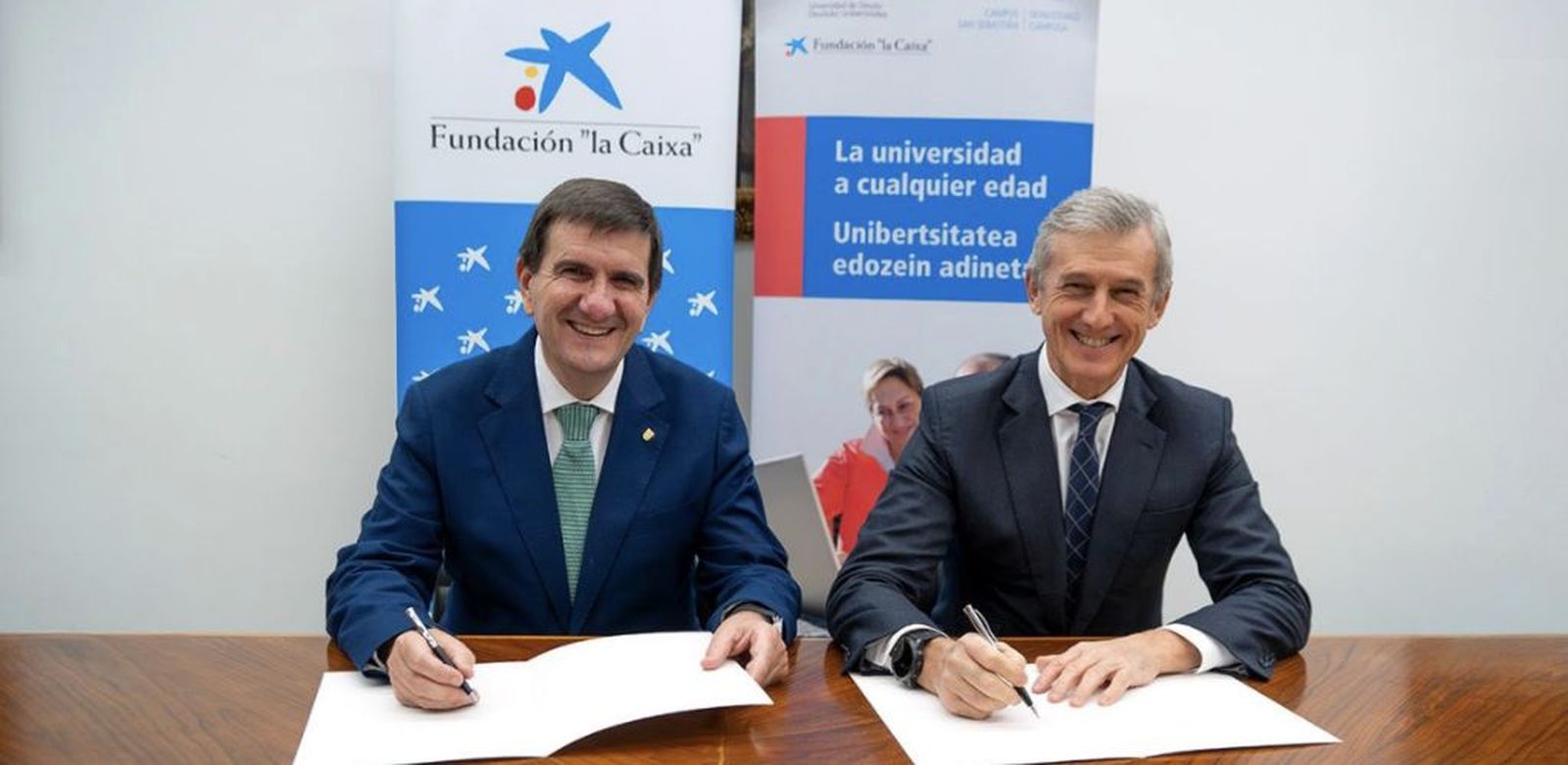 Juan José Etxeberria y Juan Pedro Badiola