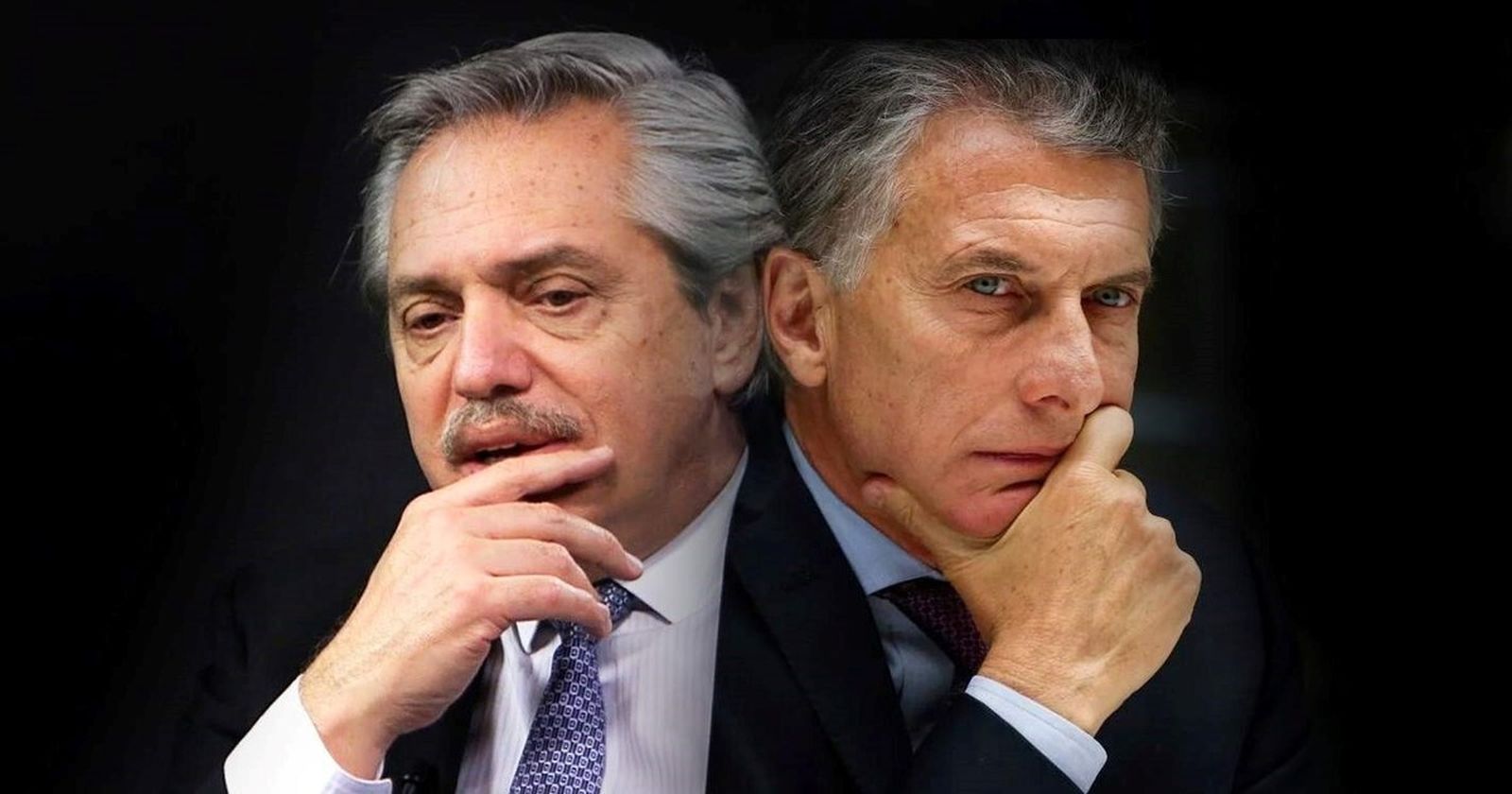 Alberto Fernández y Mauricio Macri