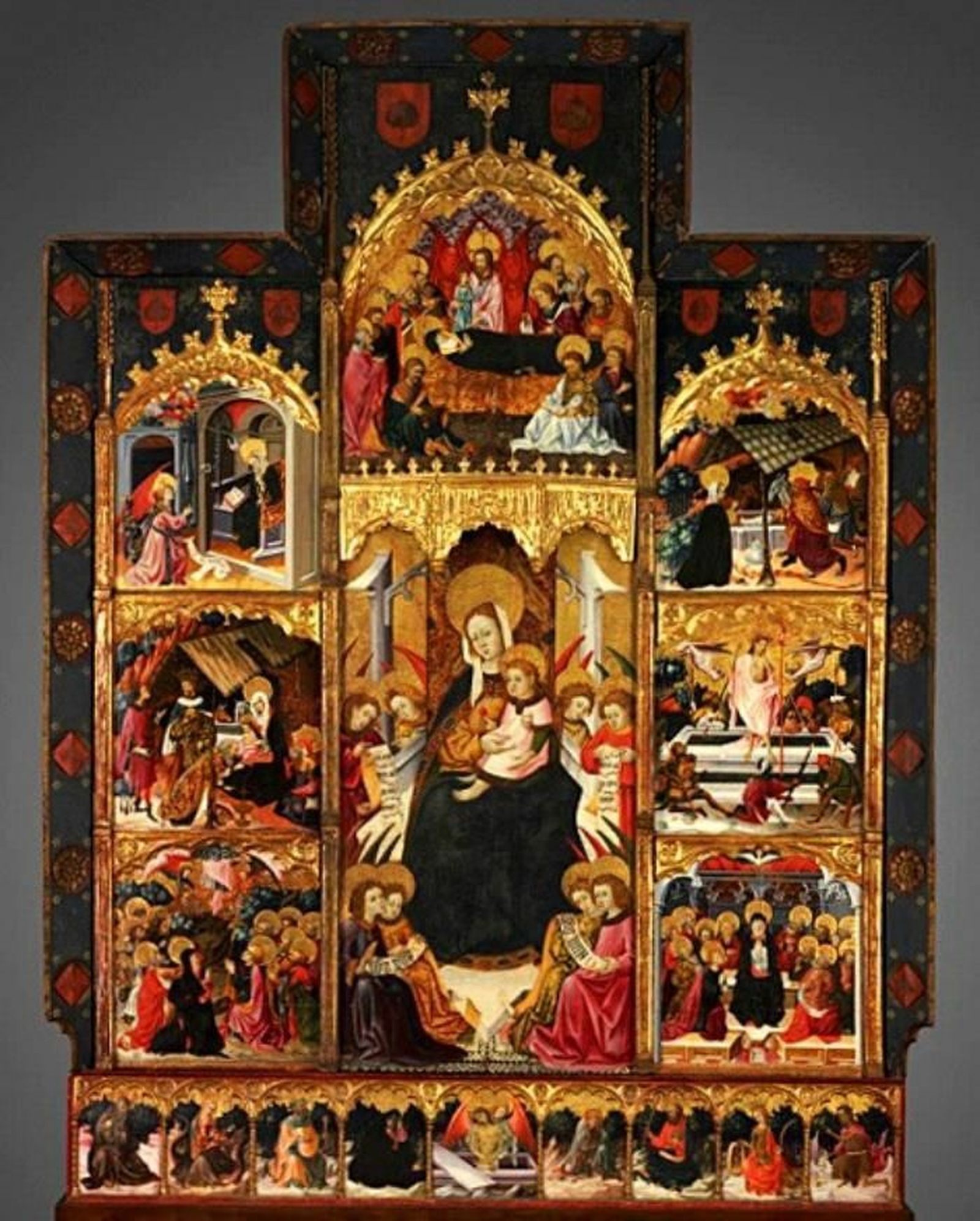 El retablo de los Gozos de la Virgen, perdido en 1932,  ha vuelto a iglesia en la que estuvo durante siglos