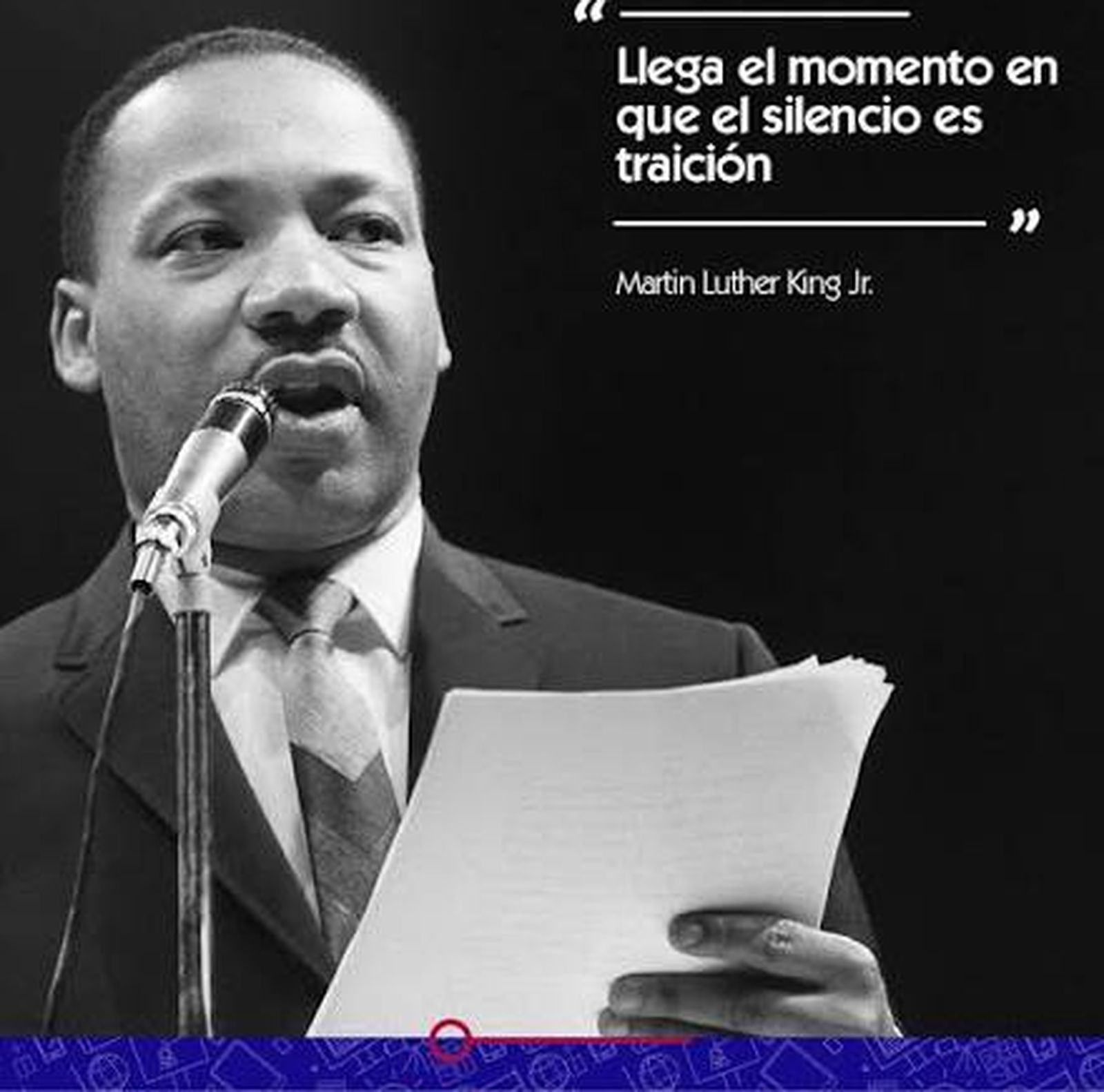 Llega el momento en e que el silencio es una traición.