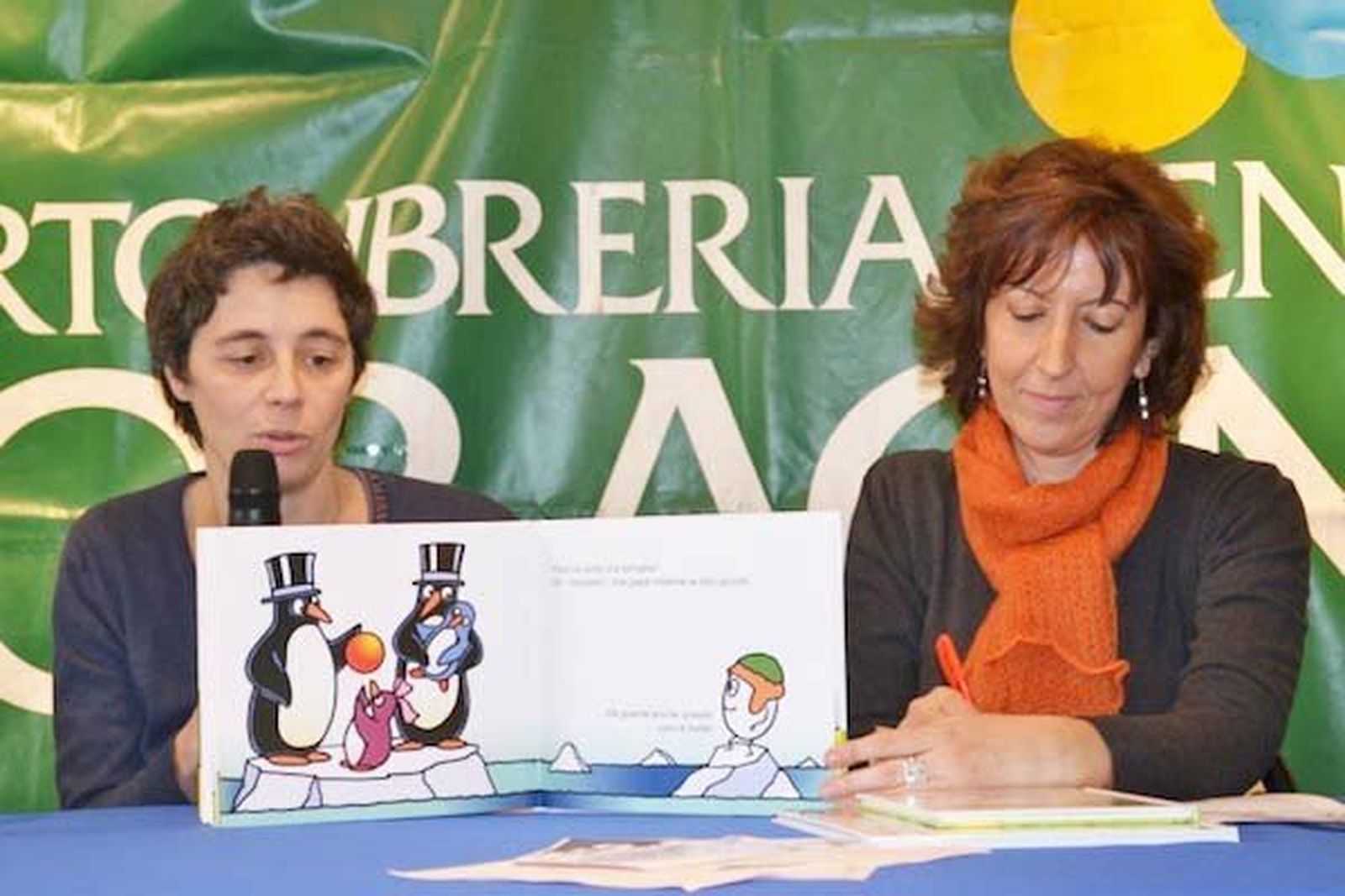 Francesca Pardi (a la izquierda)