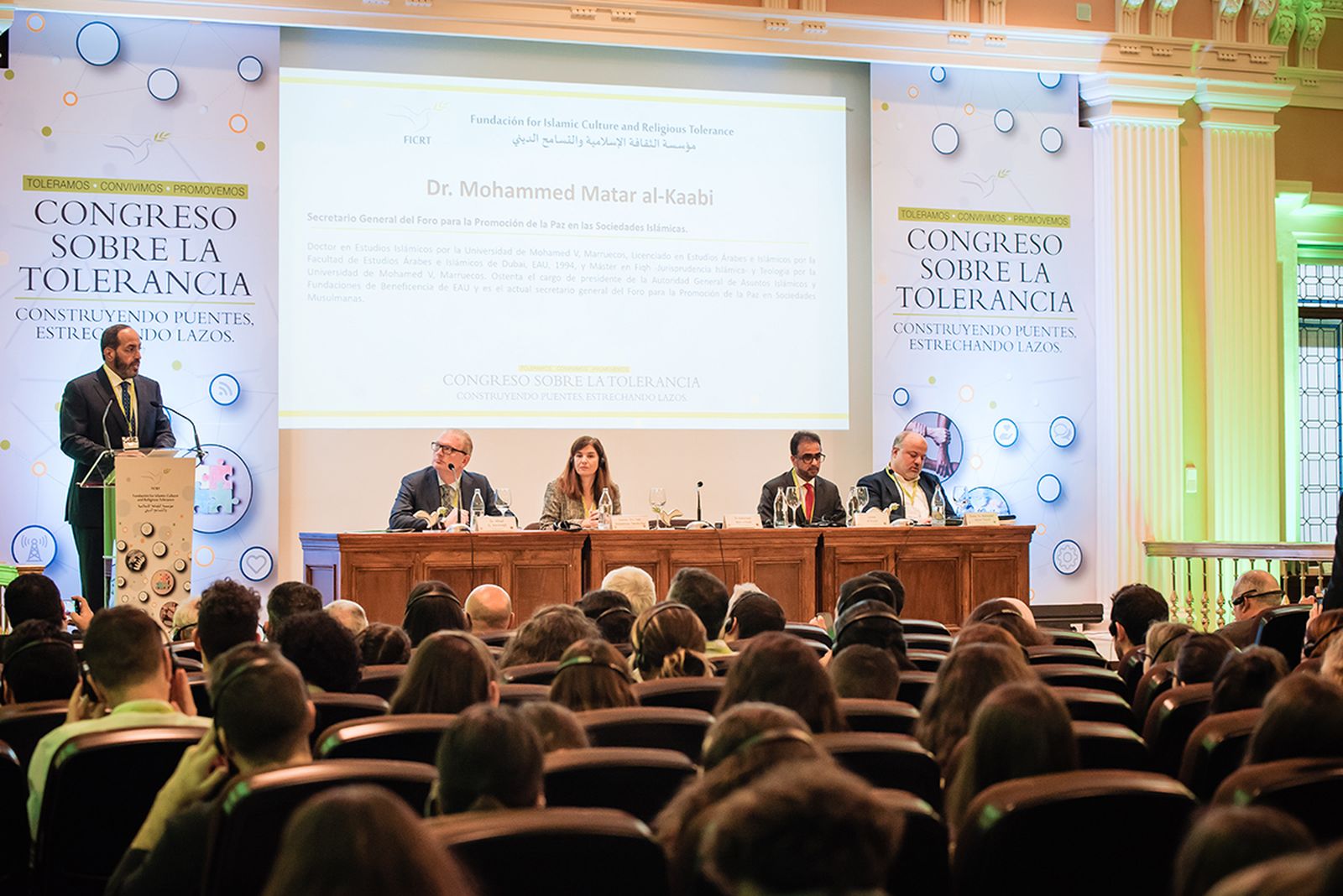Inauguración primera edición de Congreso sobre la Tolerancia en el Espacio Maldonado de Madrid