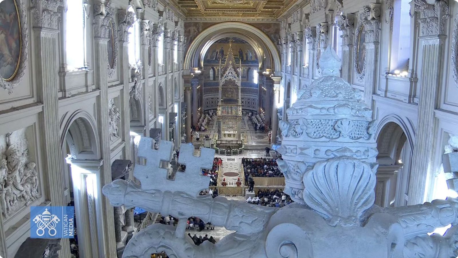 Interior de san Juan de Letrán