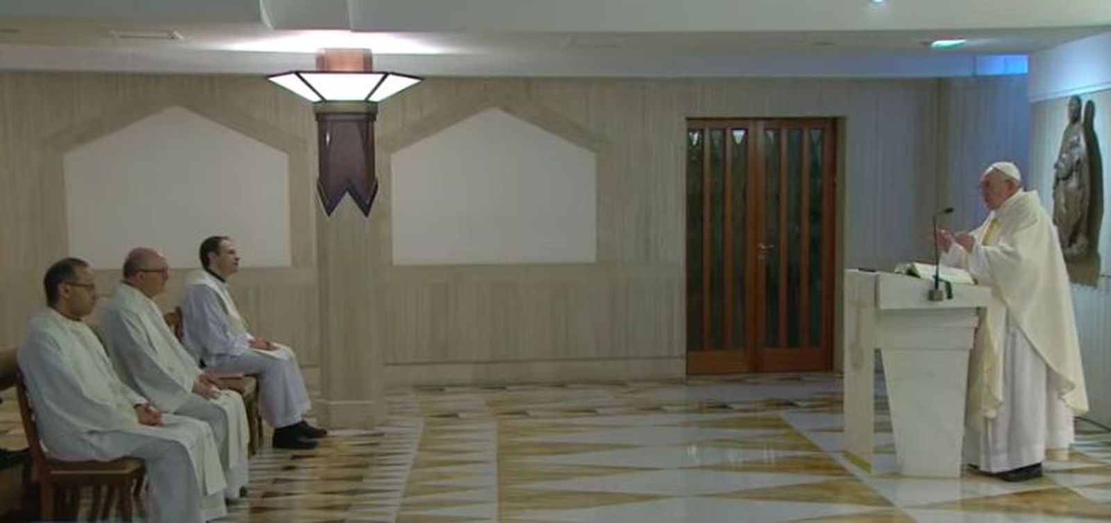 Predicación del Papa en Santa Marta