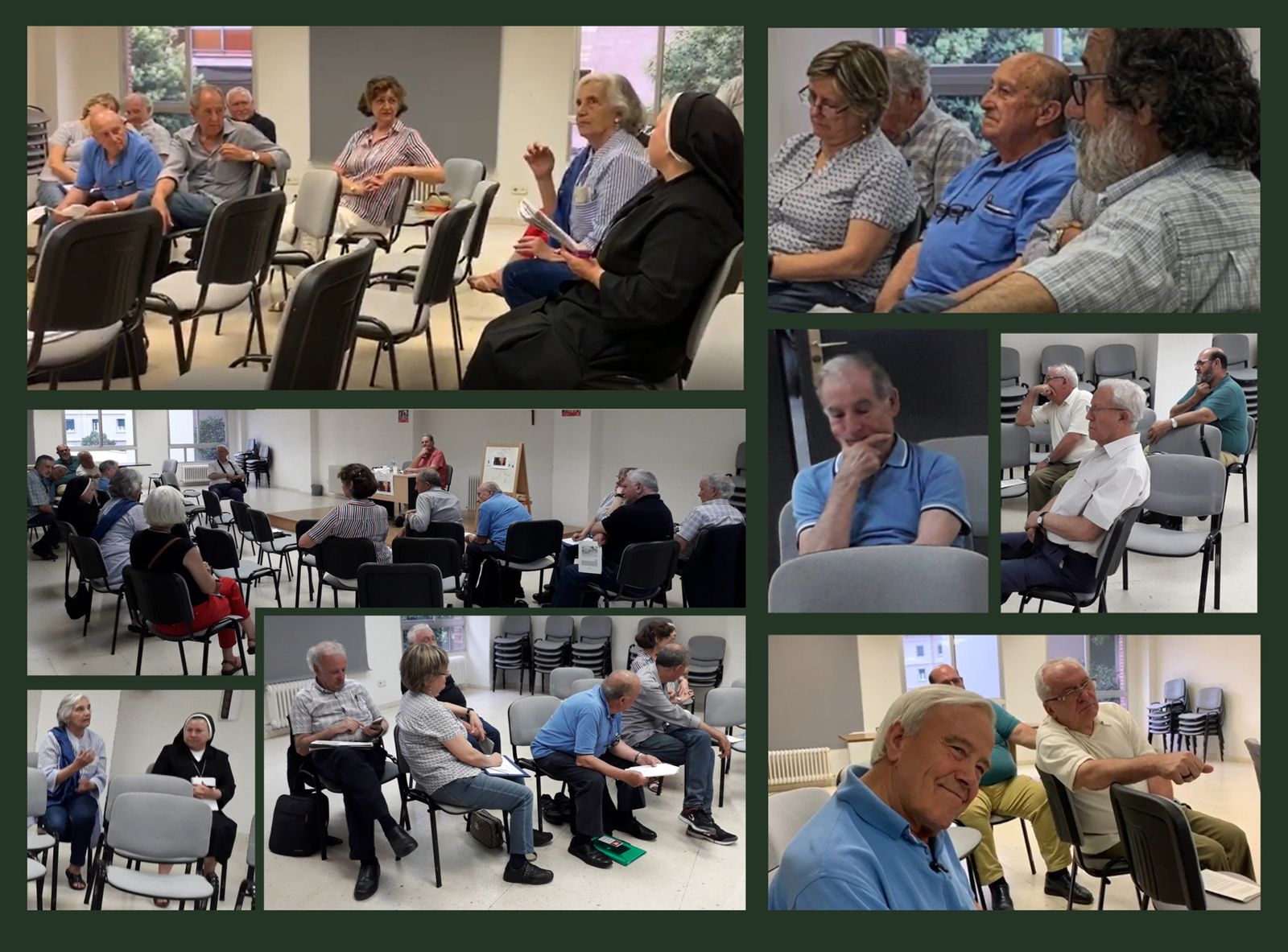 Asistentes al 6º Coloquio Abierto del Foro 'Curas de Madrid y Más'