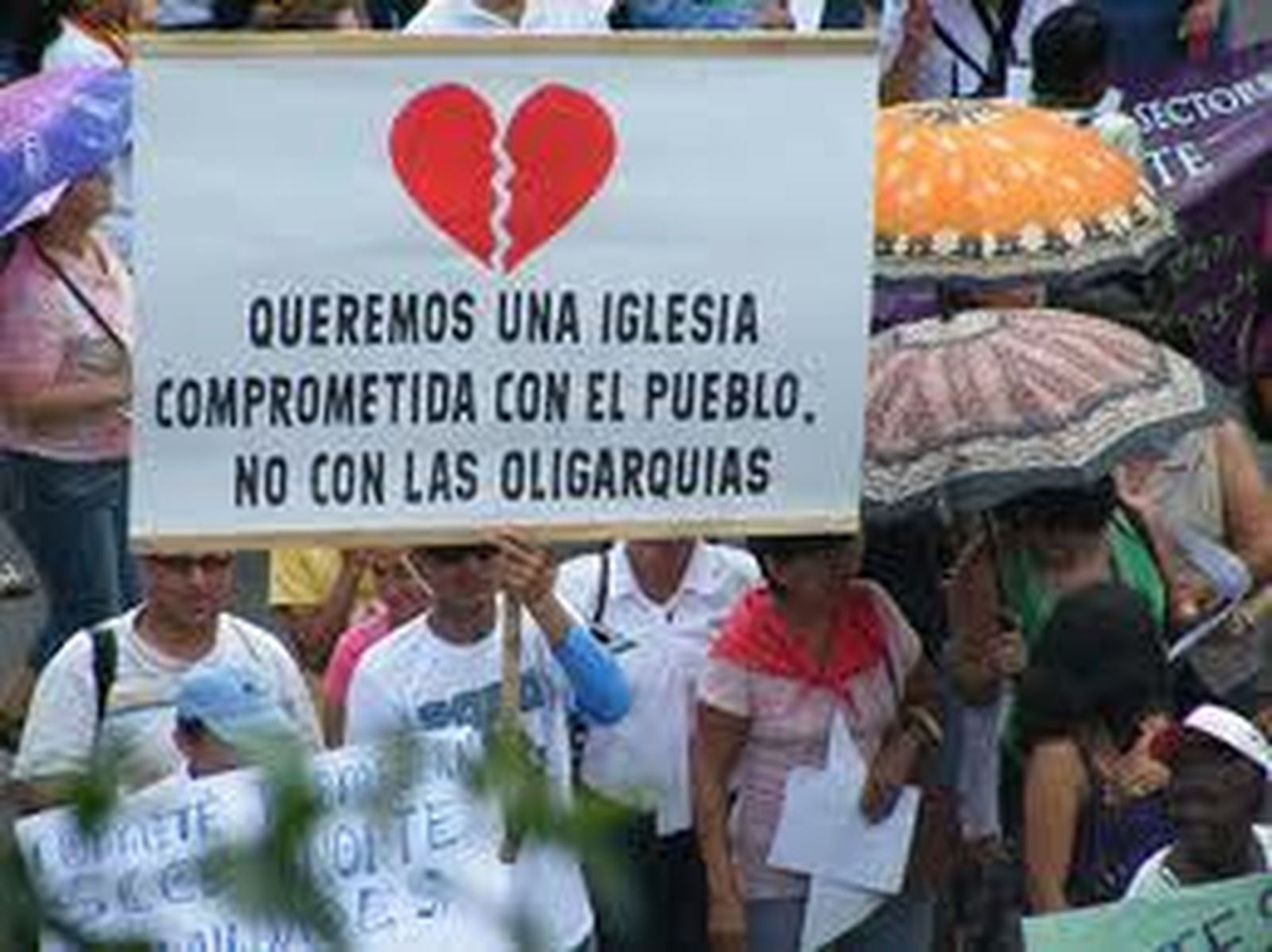 Movilizaciones en apoyo a Monseñor López Marañón en Sucumbíos