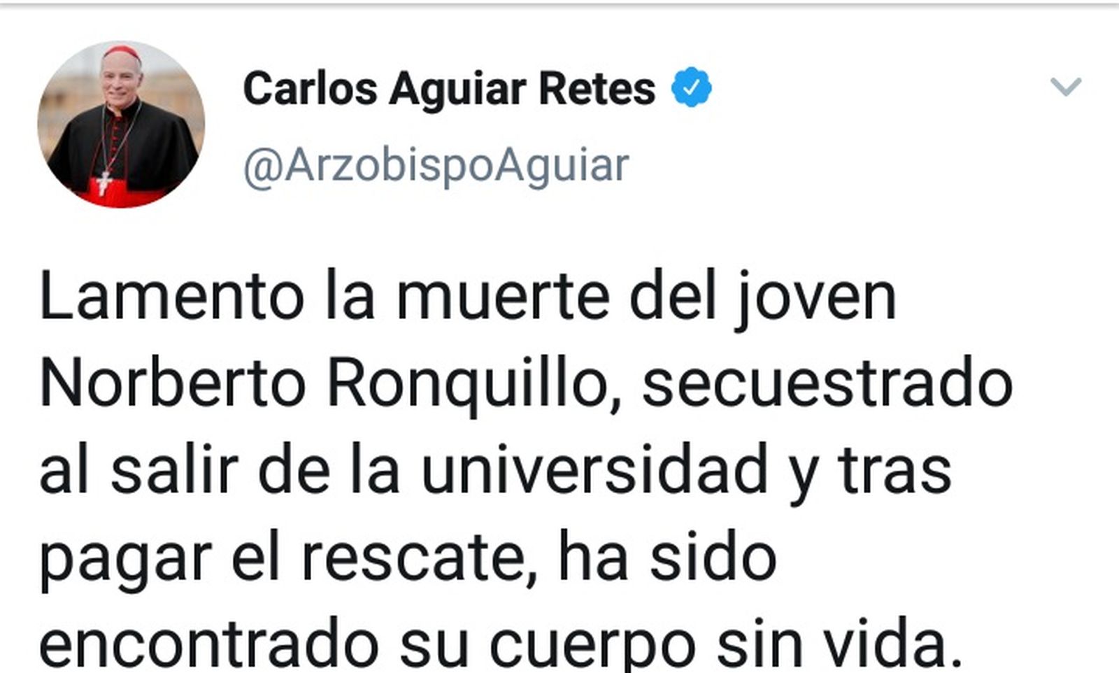 aguiar tuit recortado norberto