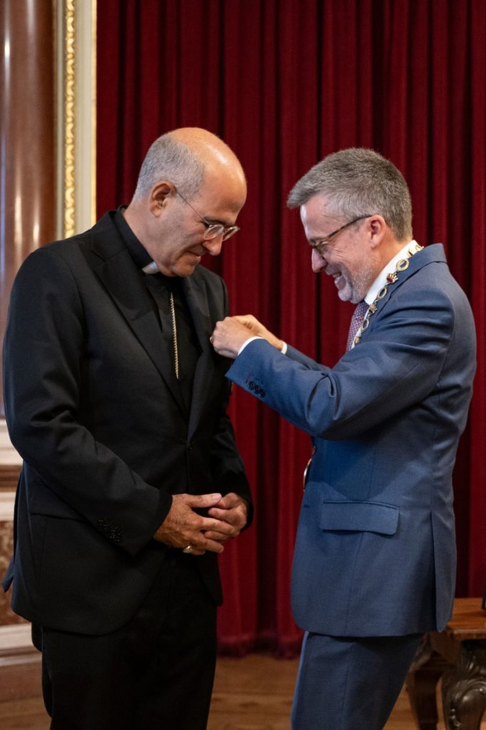 Entrega de la Medalla de Honor de la Ciudad al cardenal José Tolentino Mendonça