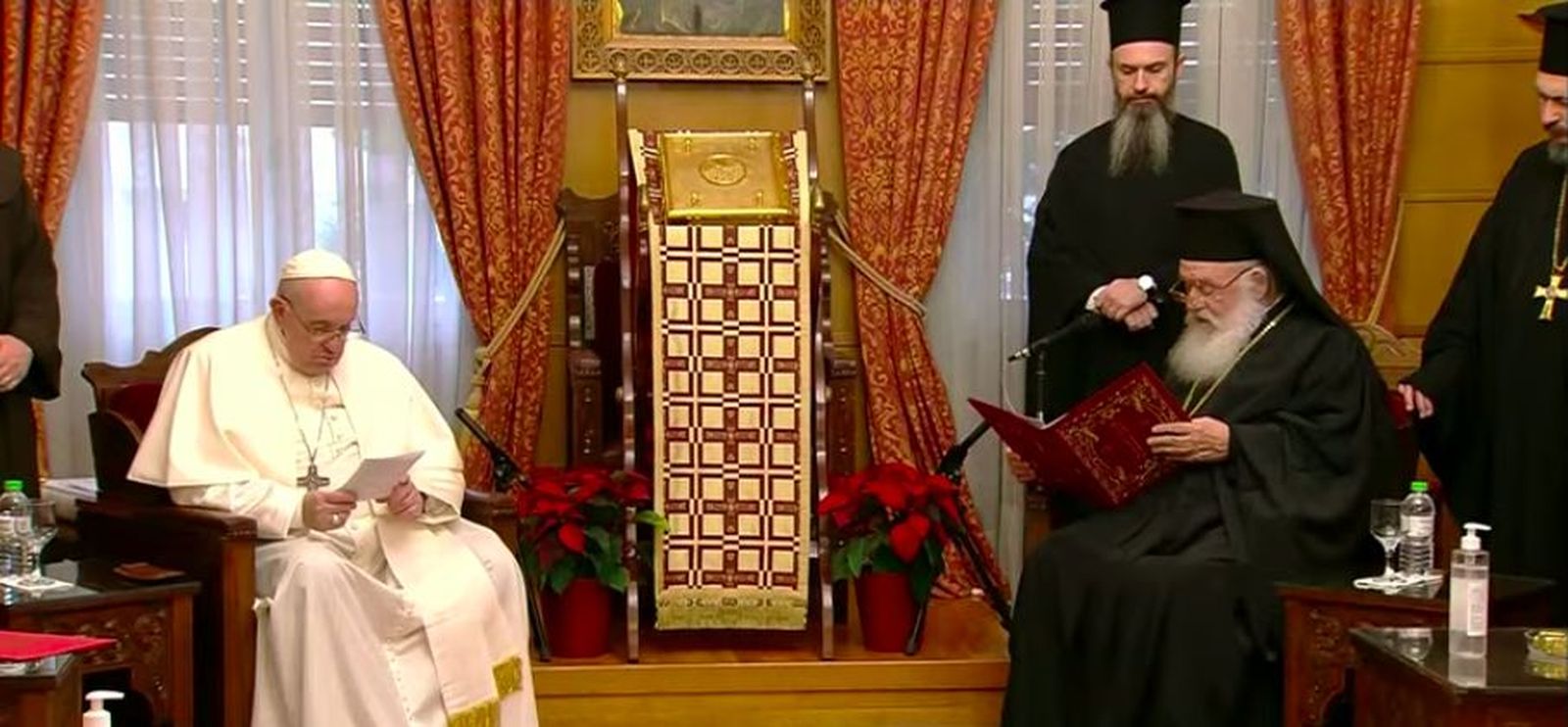 Ambos líderes, juntos