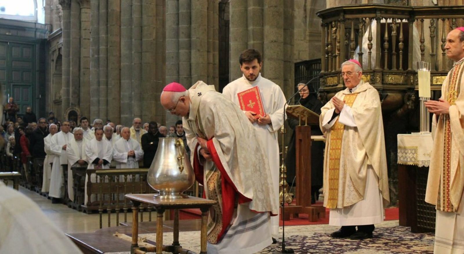 Barrio, en la Misa Crismal