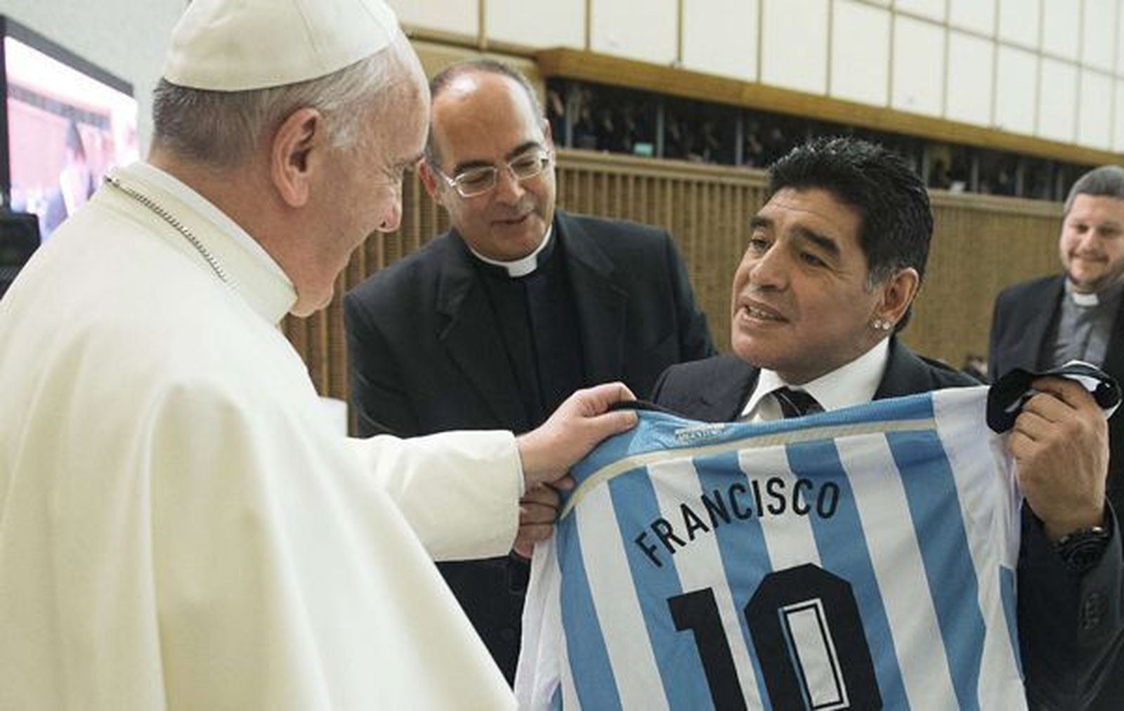 Maradona y el Papa