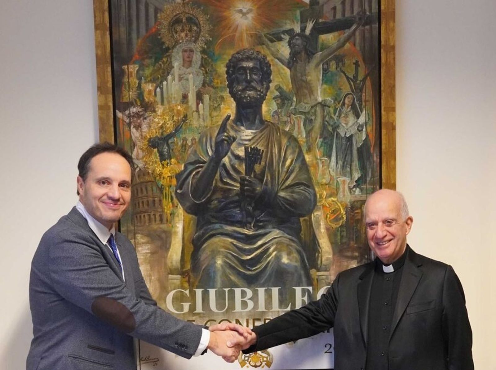 Raúl Berzosa Monseñor Rino Fisichella