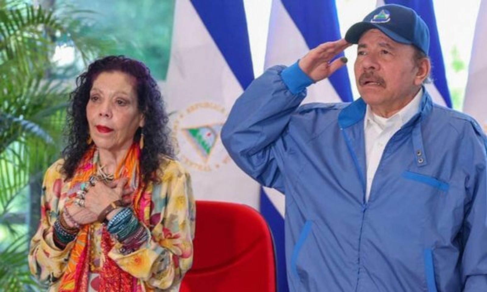 Rosario Murillo y Daniel Ortega