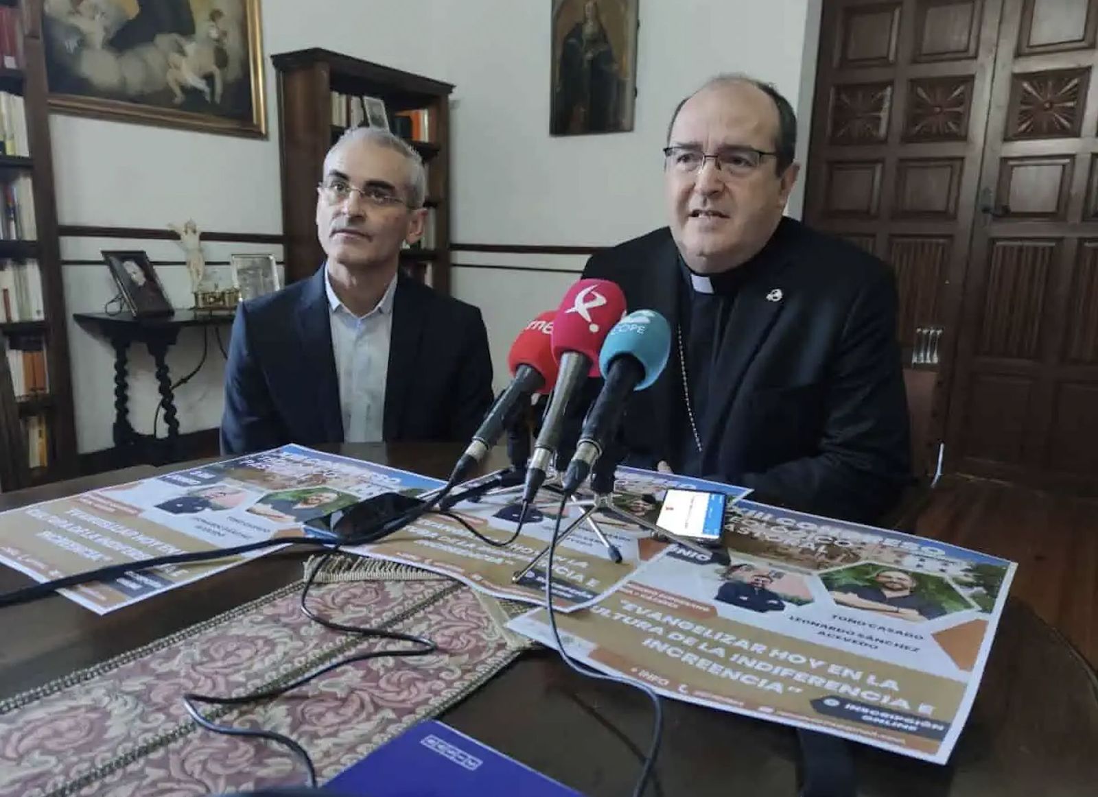 Jesús Pulido, durante la presentación del encuentro