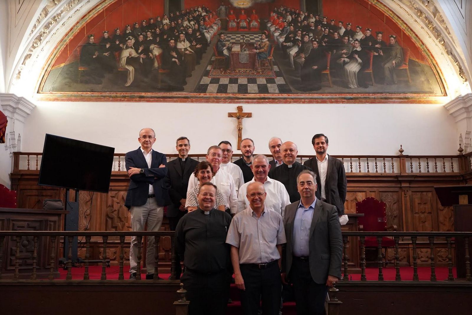 Decanos en el Aula Magna