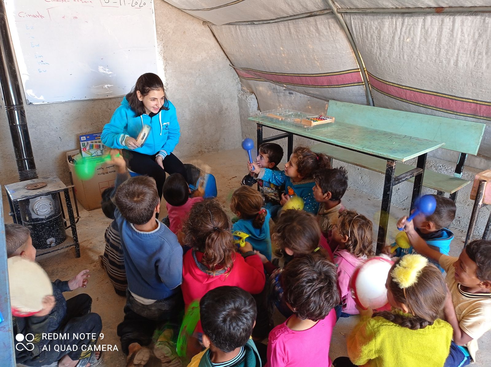 Proyectos educativos de Manos Unidas en Alepo
