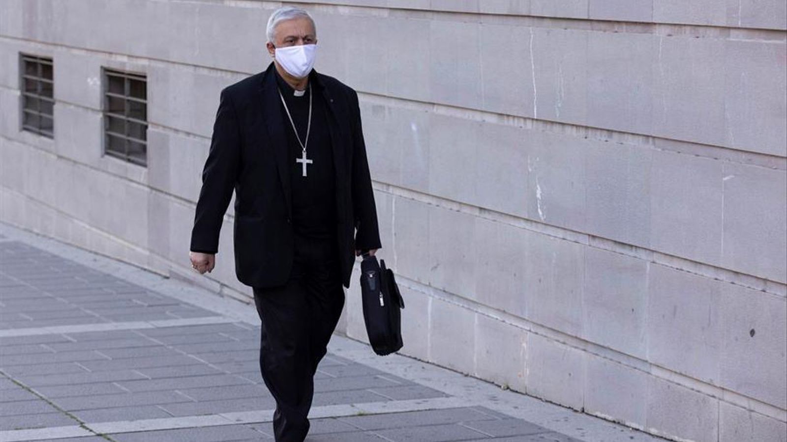 Bernardo Álvarez, a su entrada en la Fiscalía