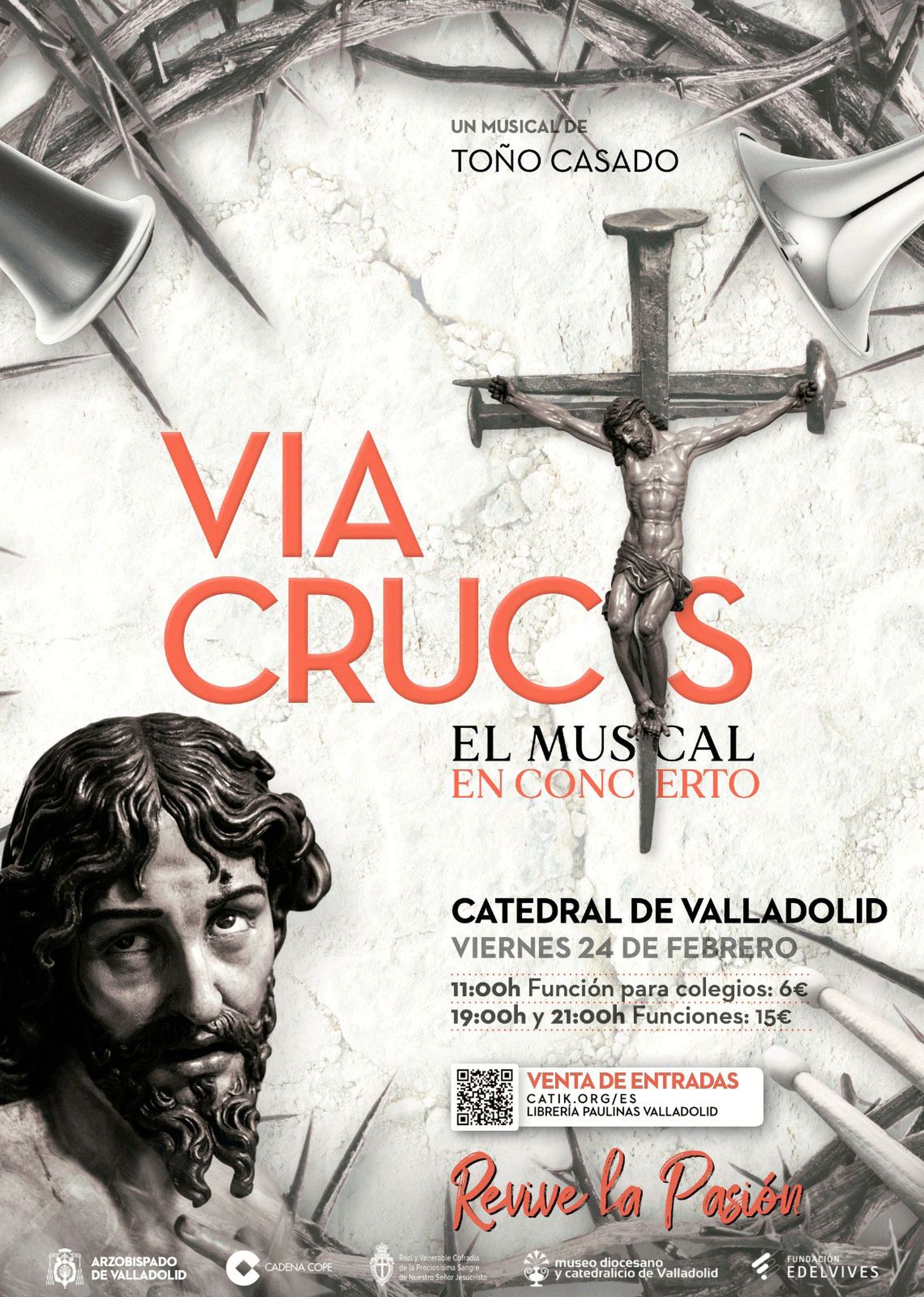 Cartel de la representación en Valladolid