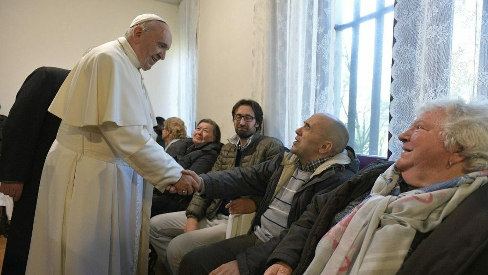 Visita del Papa Francisco a la parroquia romana de San Crispín de Viterbo