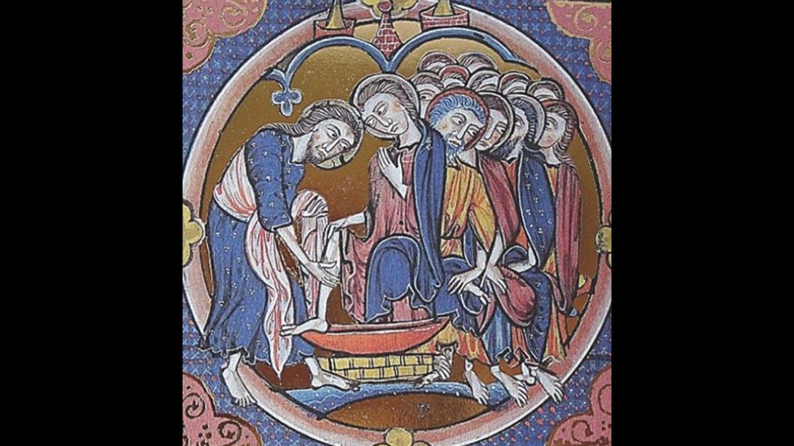 Una miniatura de la Biblia de san Luis