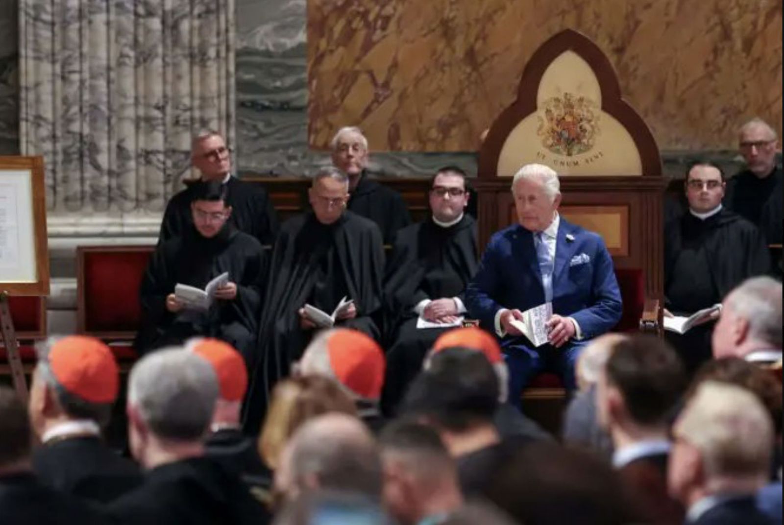 El rey Carlos, en San Pablo Extramuros