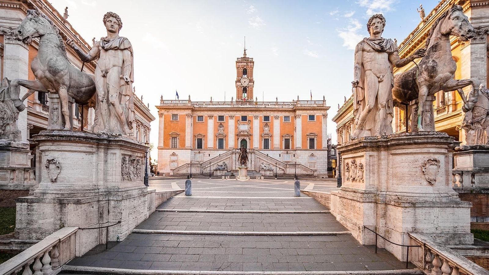 La plaza romana del Campidoglio