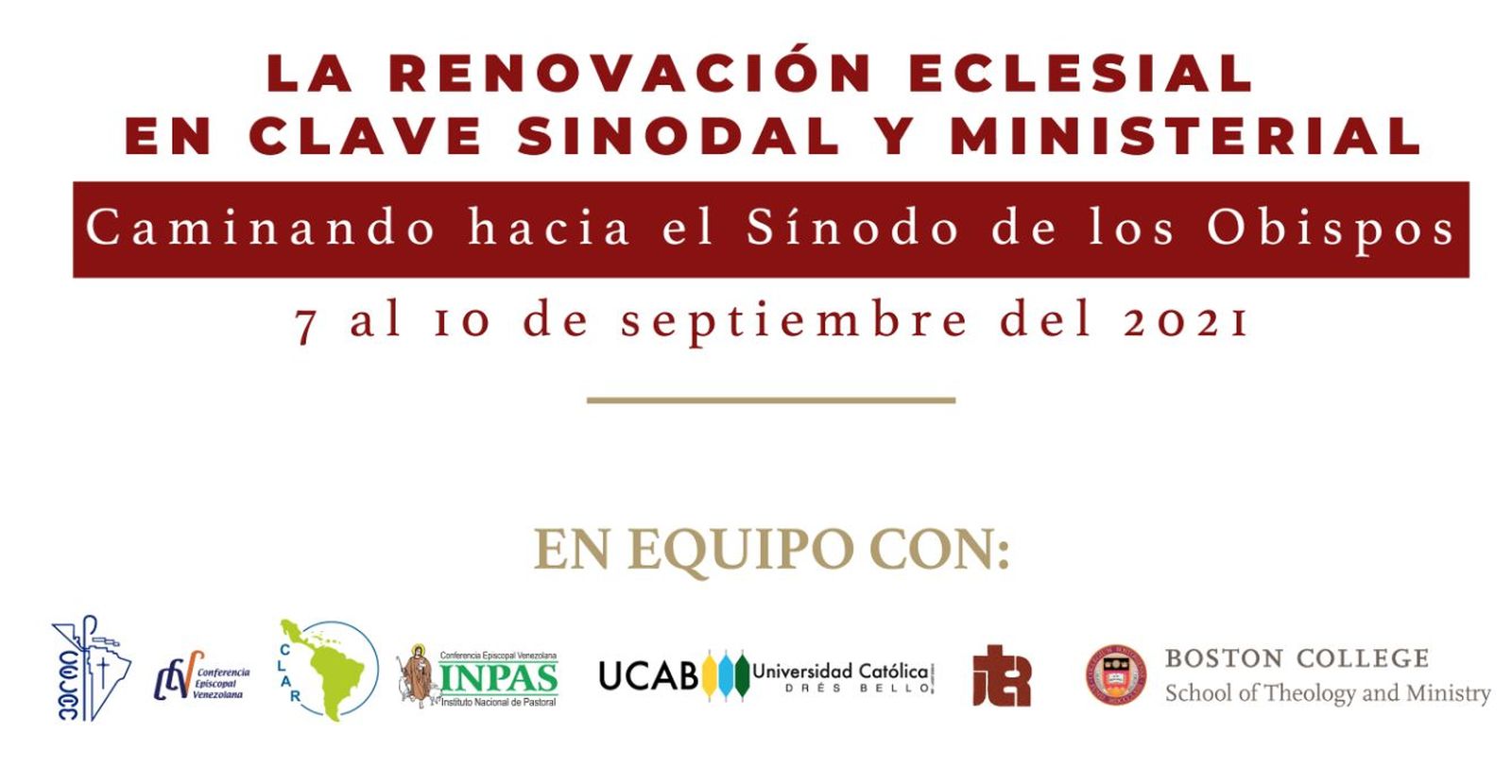 'La renovación eclesial en clave sinodal y ministerial'