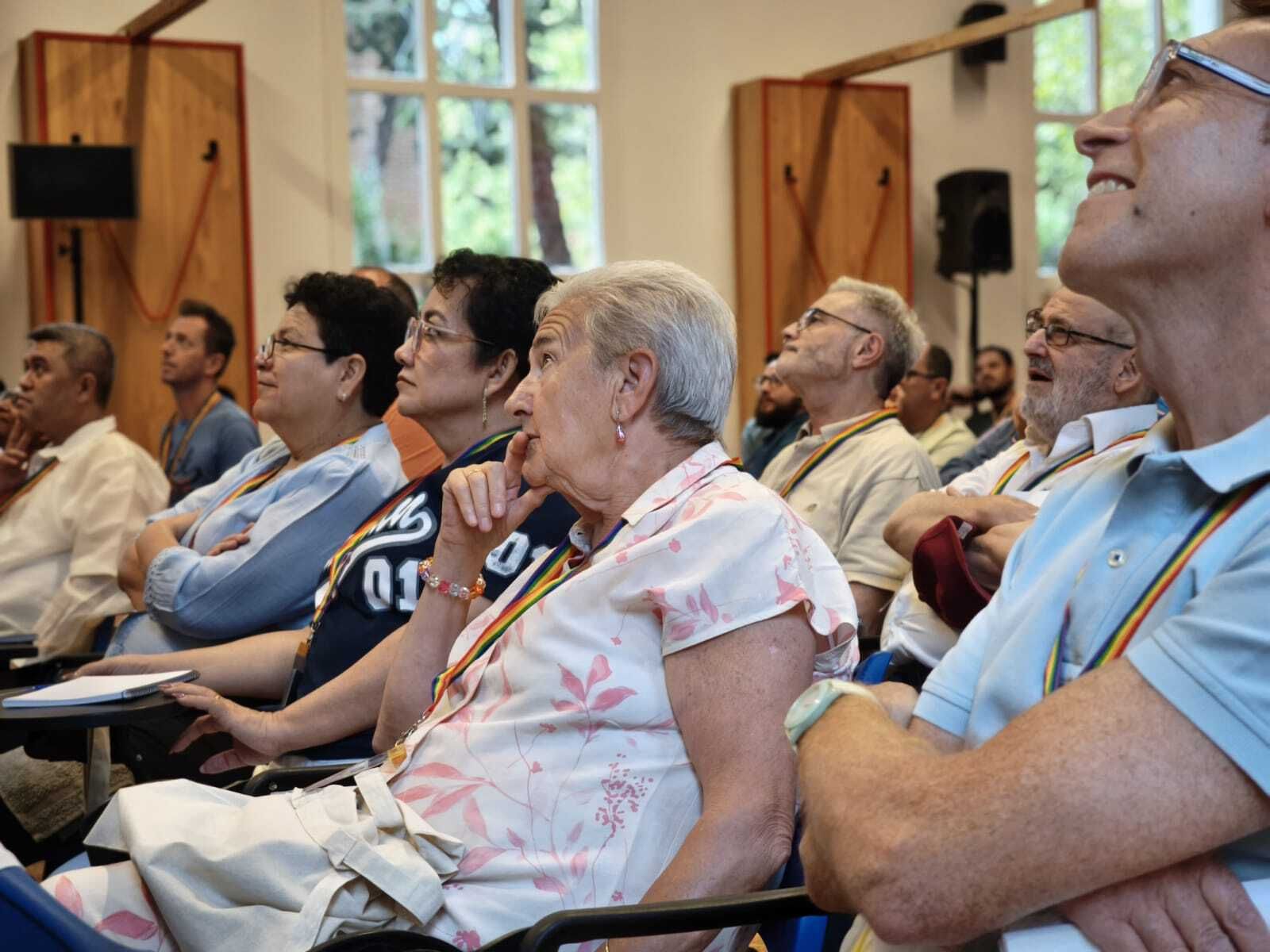 María Luisa Berzosa, durante la inauguración
