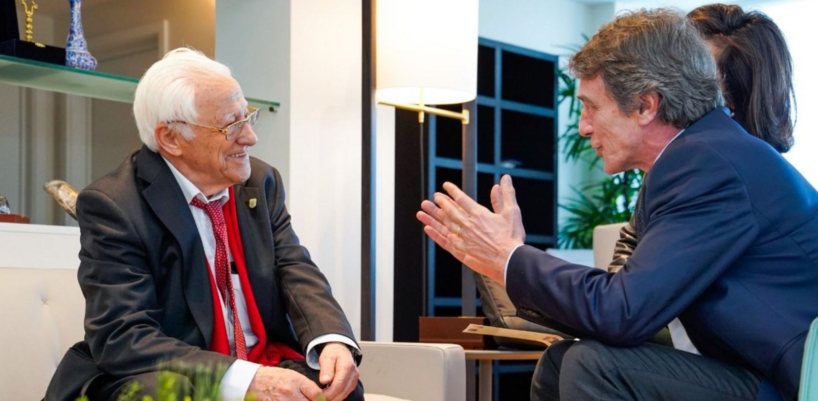 El padre Ángel y D. Sassoli